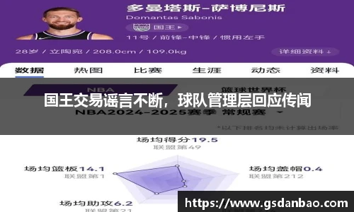 国王交易谣言不断，球队管理层回应传闻