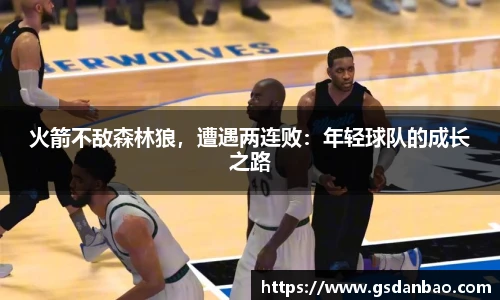 火箭不敌森林狼，遭遇两连败：年轻球队的成长之路
